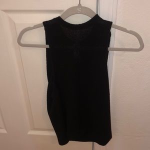 H&M fine knit black tank size S